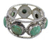 Silver Southwestern Turquoise Ring Size 5-3/4 YX94034